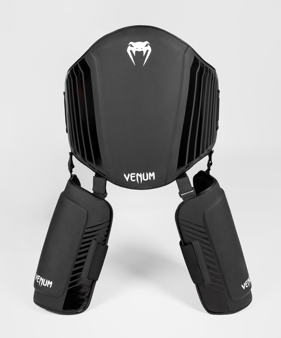 venum challenger 腹部脚部プロテクター - ブラックホワイト