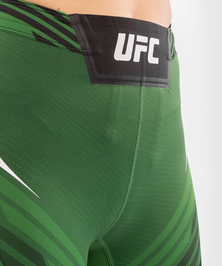 ufc venum オーセンティック ファイトナイト レディース vale tudo ショーツ - ロングフィット - グリーン