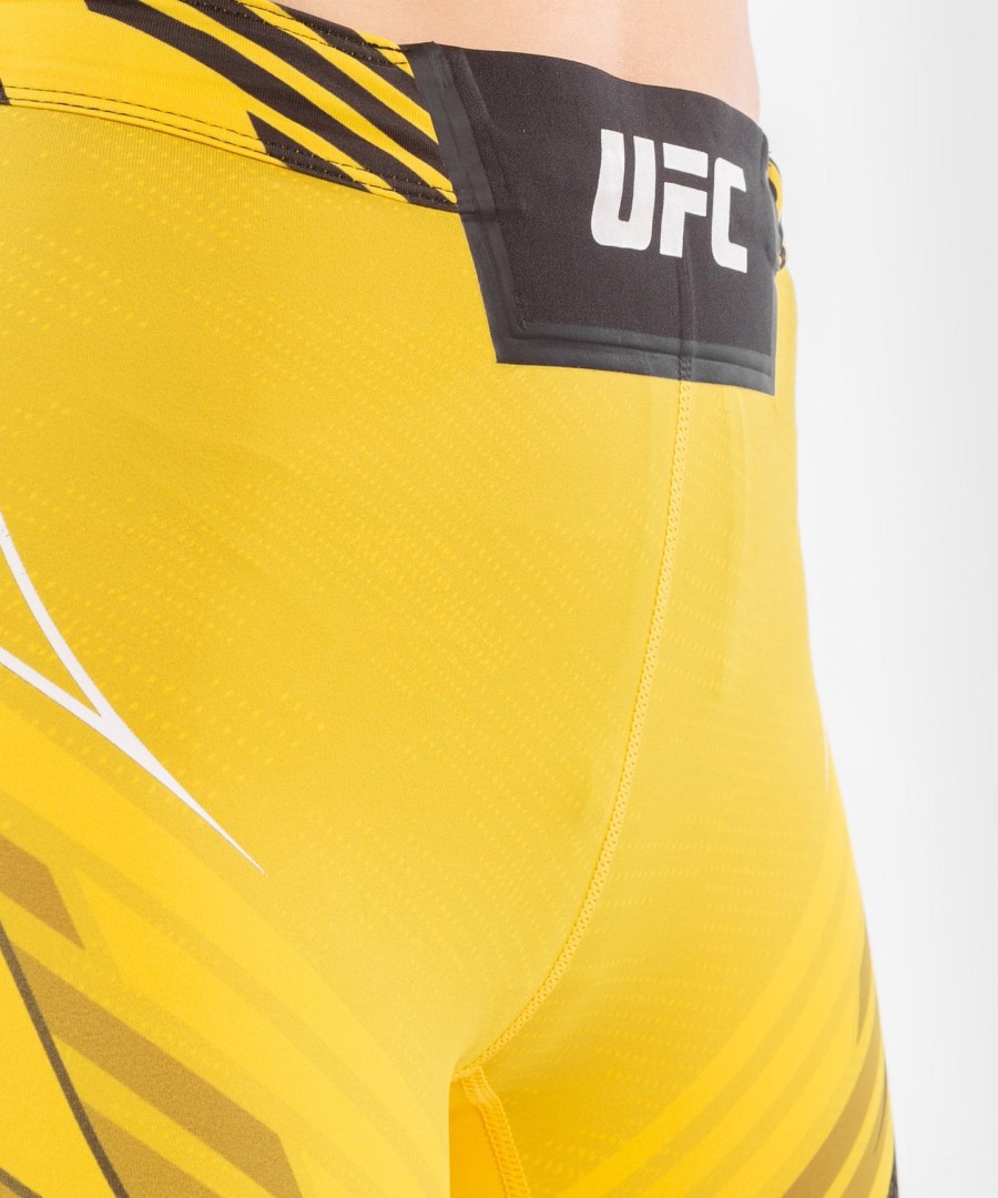 ufc venum オーセンティック ファイトナイト レディース vale tudo ショーツ - ロングフィット - イエロー