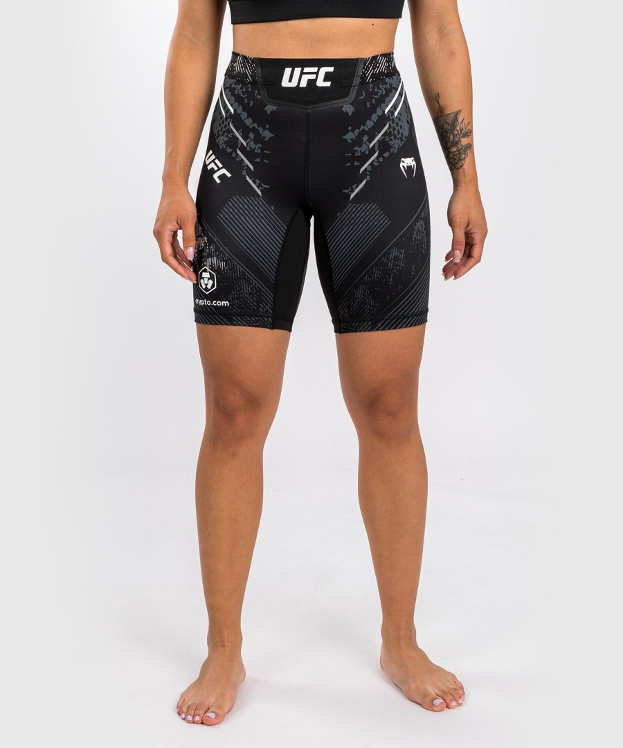 ufc adrenaline by venum authentic fight night レディース vale tudo ショートパンツ - ロングフィット - ブラック