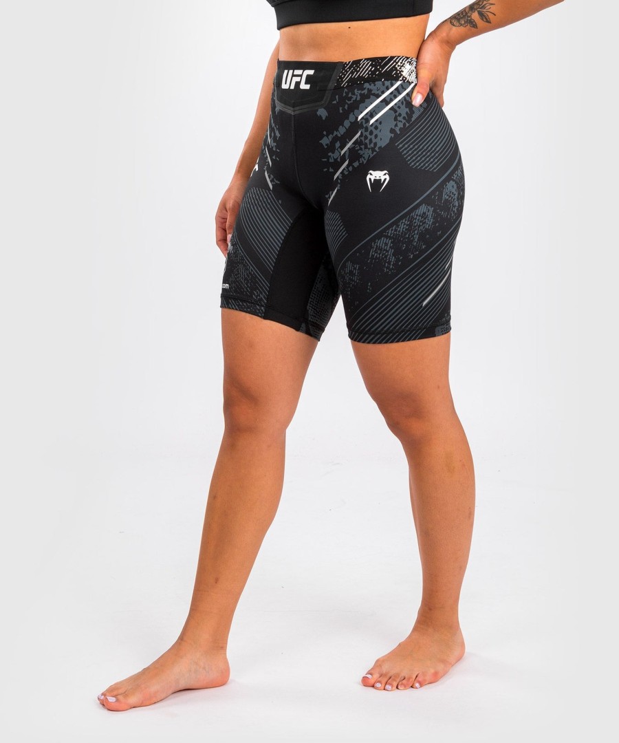 ufc adrenaline by venum authentic fight night レディース vale tudo ショートパンツ - ロングフィット - ブラック