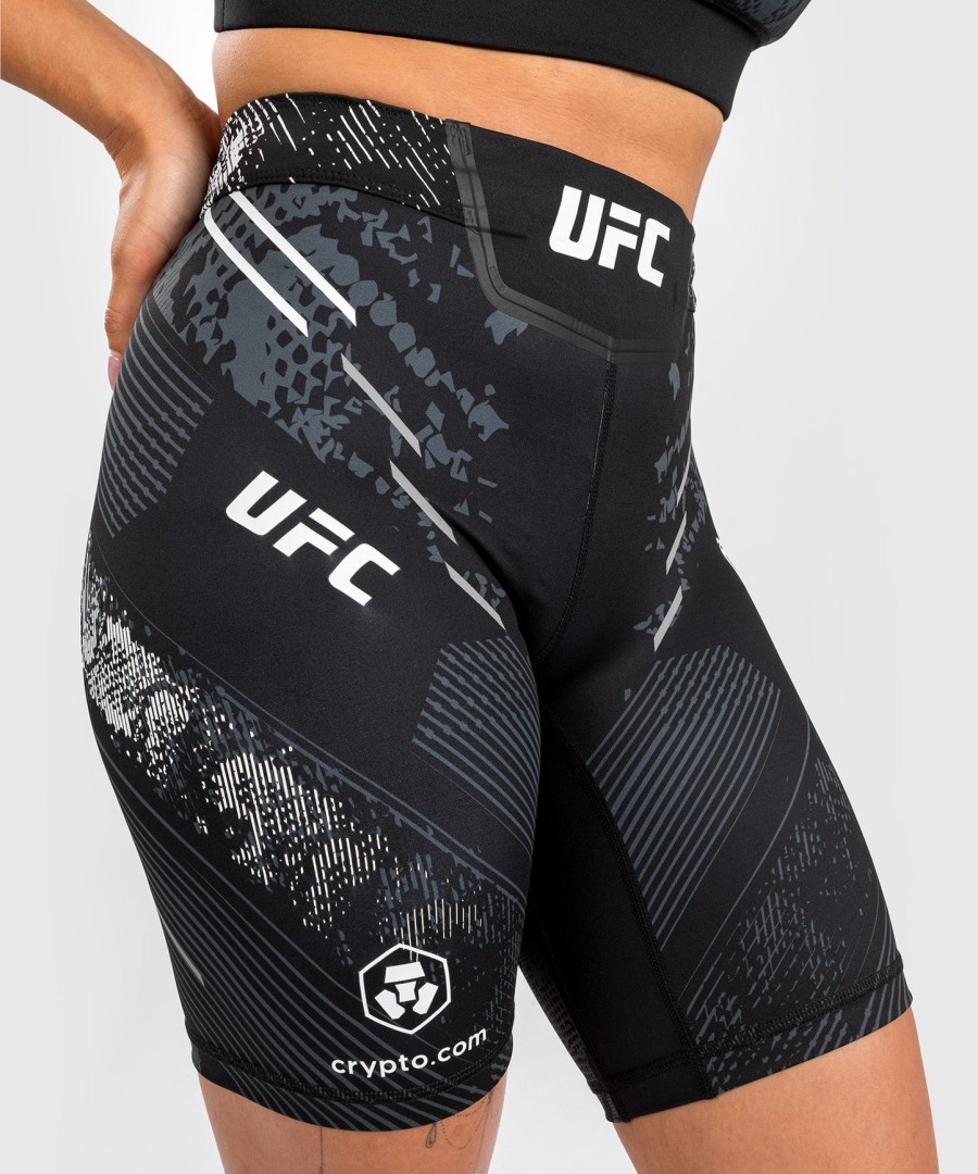 ufc adrenaline by venum authentic fight night レディース vale tudo ショートパンツ - ロングフィット - ブラック
