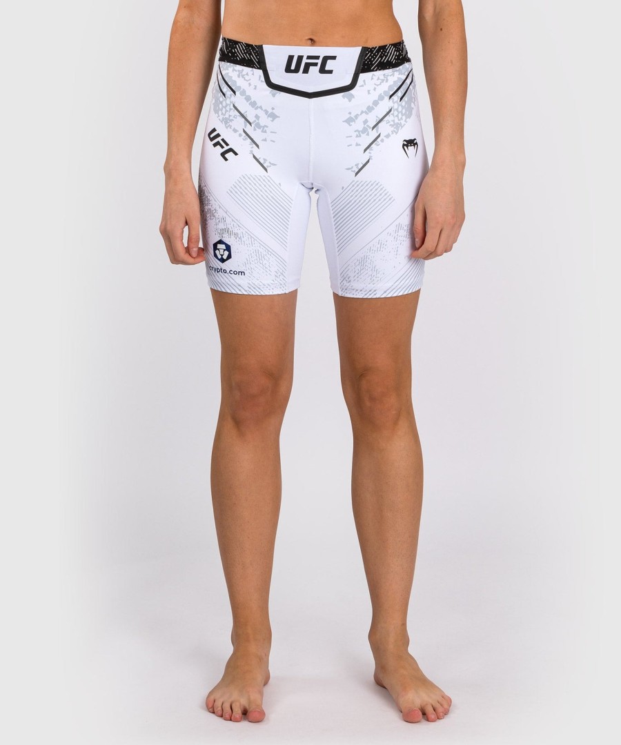 ufc adrenaline by venum authentic fight night レディース vale tudo ショートパンツ - ロングフィット - ホワイト