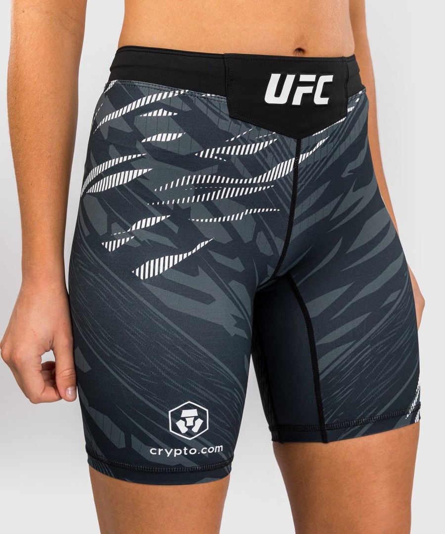 ufc fusion by venum オーセンティック ファイトナイト レディース vale tudo ショートパンツ - ロングフィット - ブラック