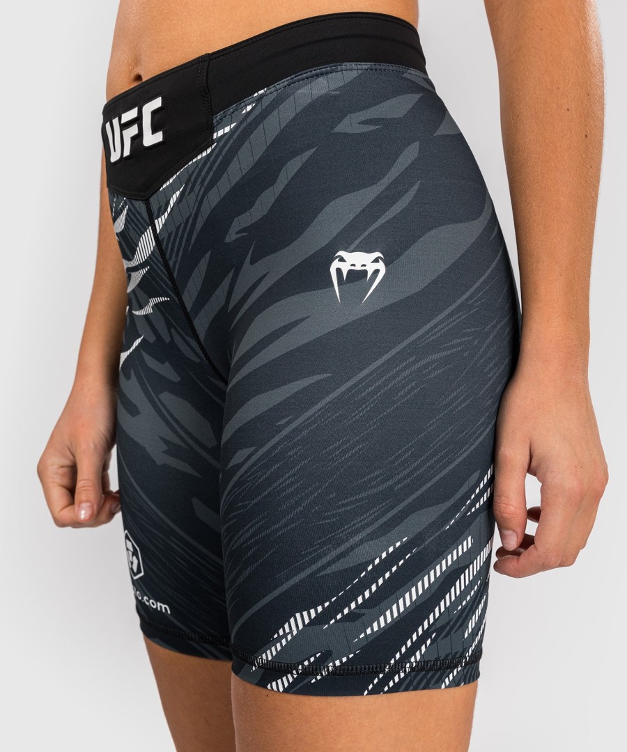 ufc fusion by venum オーセンティック ファイトナイト レディース vale tudo ショートパンツ - ロングフィット - ブラック