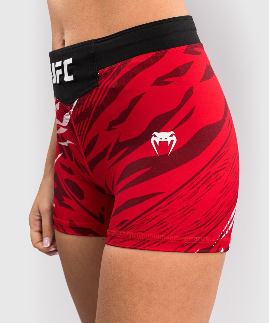 ufc fusion by venum オーセンティック ファイトナイト レディース vale tudo ショートパンツ - ショートフィット - レッド
