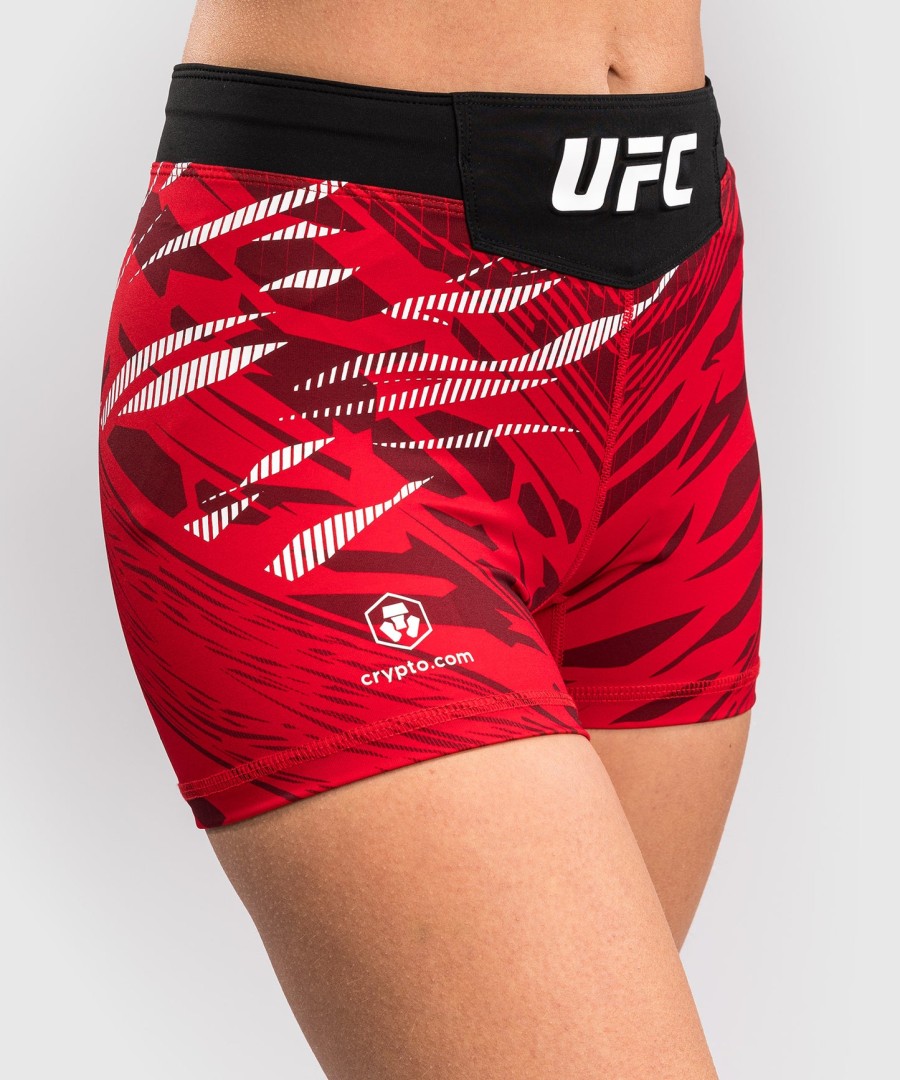 ufc fusion by venum オーセンティック ファイトナイト レディース vale tudo ショートパンツ - ショートフィット - レッド