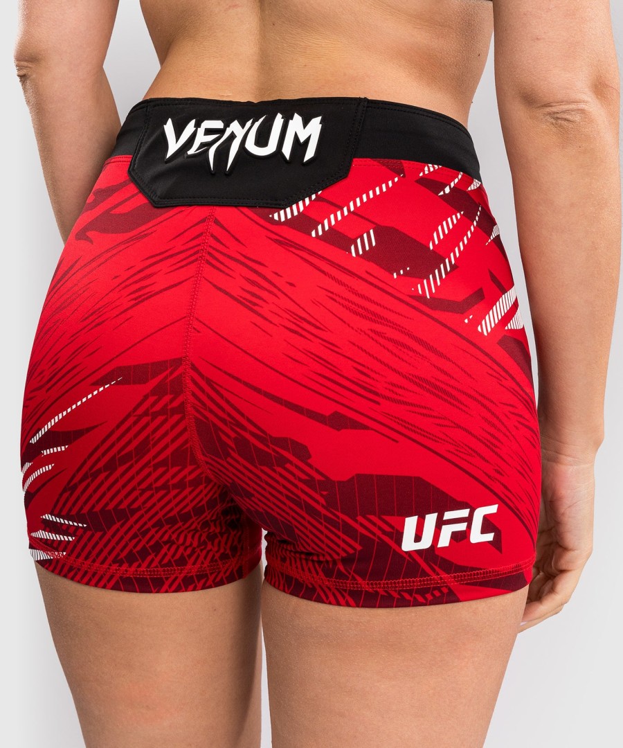 ufc fusion by venum オーセンティック ファイトナイト レディース vale tudo ショートパンツ - ショートフィット - レッド
