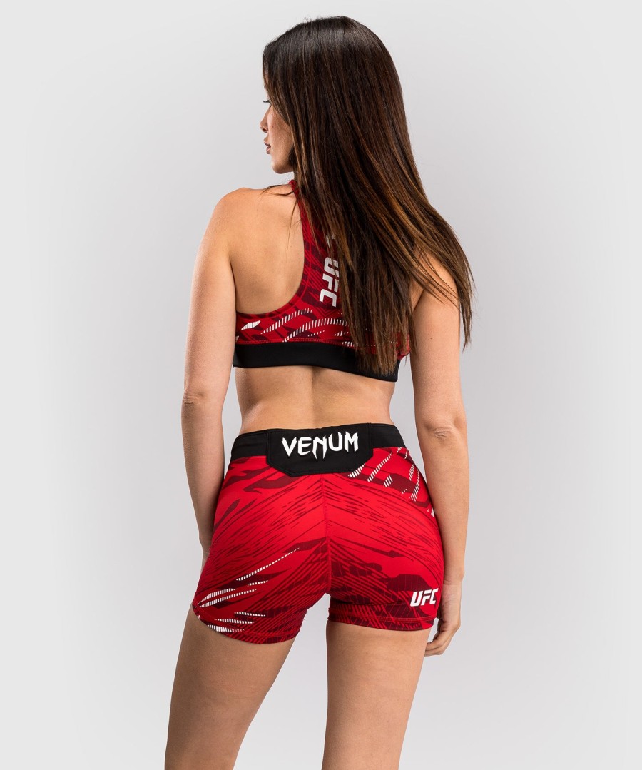 ufc fusion by venum オーセンティック ファイトナイト レディース vale tudo ショートパンツ - ショートフィット - レッド