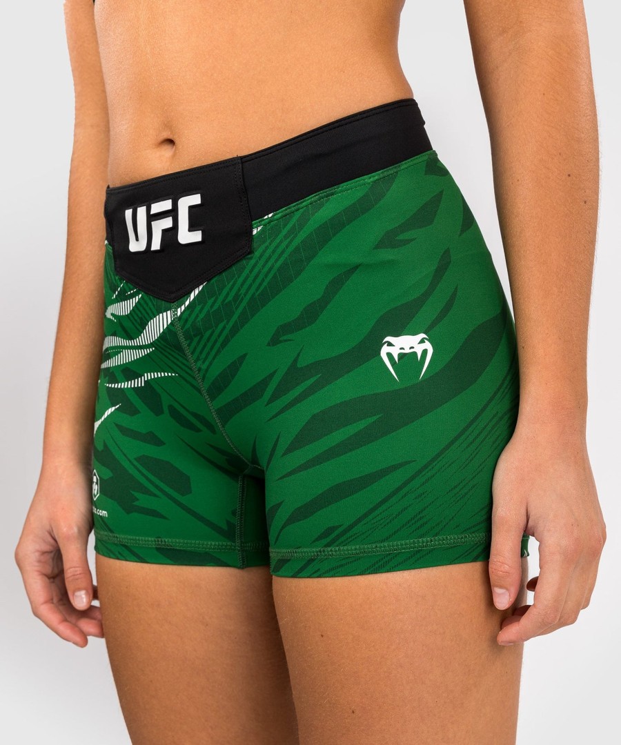 ufc fusion by venum オーセンティック ファイトナイト レディース vale tudo ショートパンツ - ショートフィット - グリーン