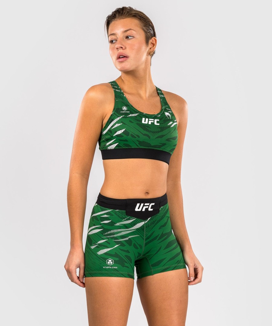 ufc fusion by venum オーセンティック ファイトナイト レディース vale tudo ショートパンツ - ショートフィット - グリーン