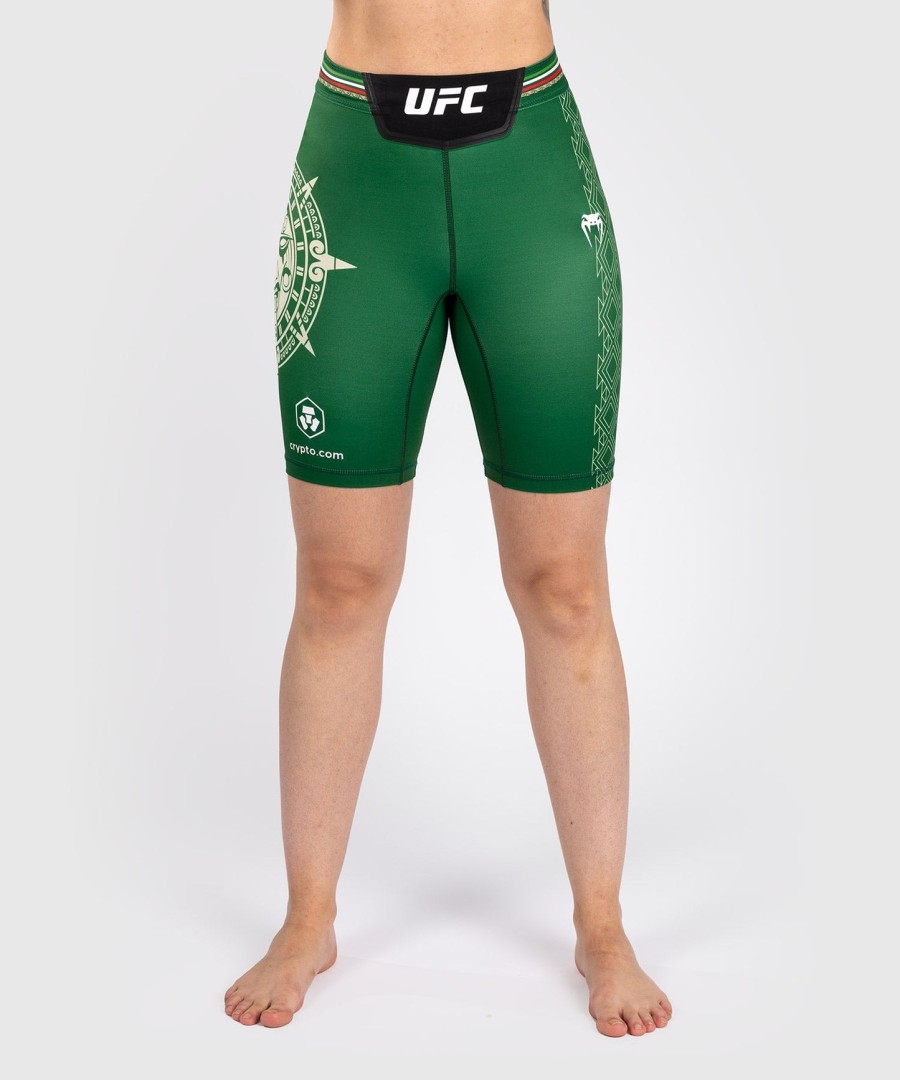 noche ufc by venum authentic fight night women vale tudo short - long fit - green