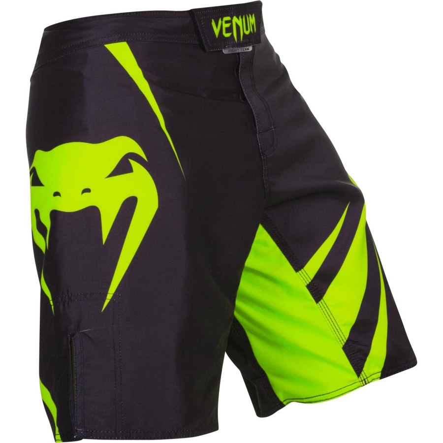 venum challenger ファイトショーツ - ブラックネオイエロー