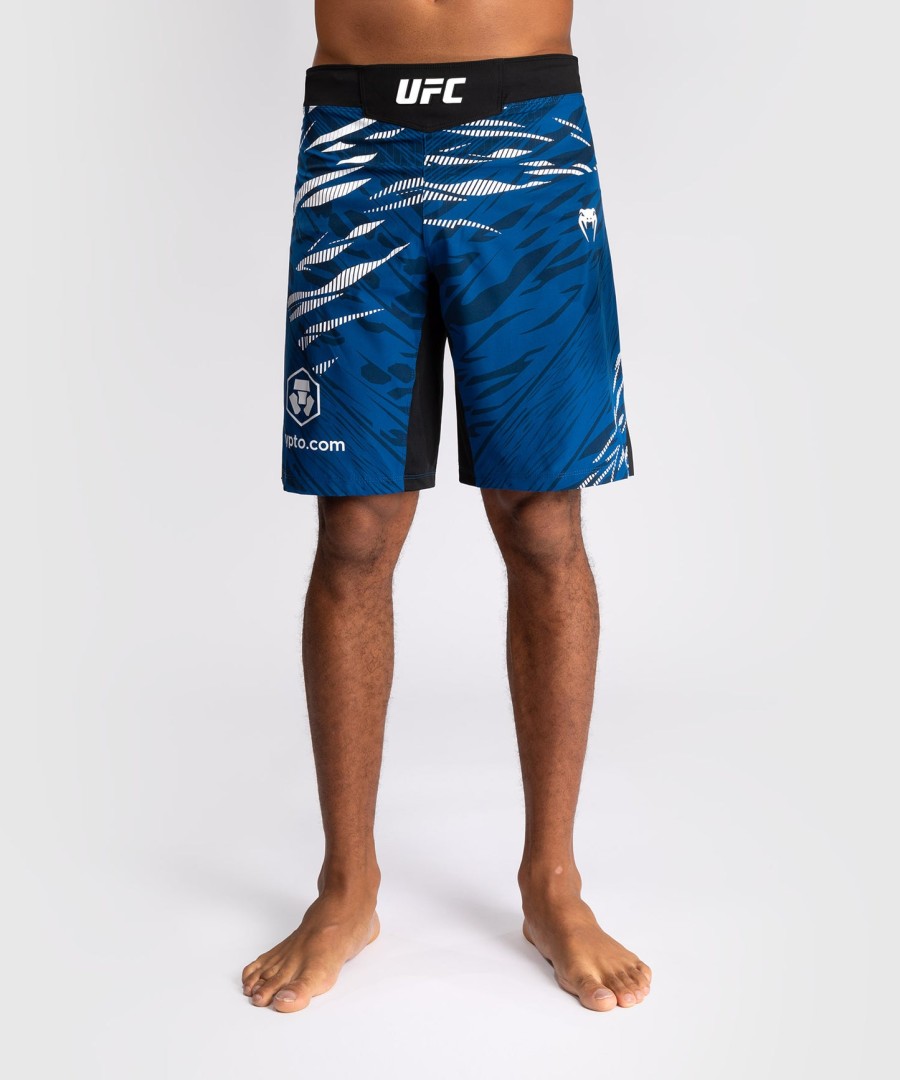 ufc fusion by venum オーセンティック ファイトナイト メンズ ファイトショーツ - ロングフィット - ブルー
