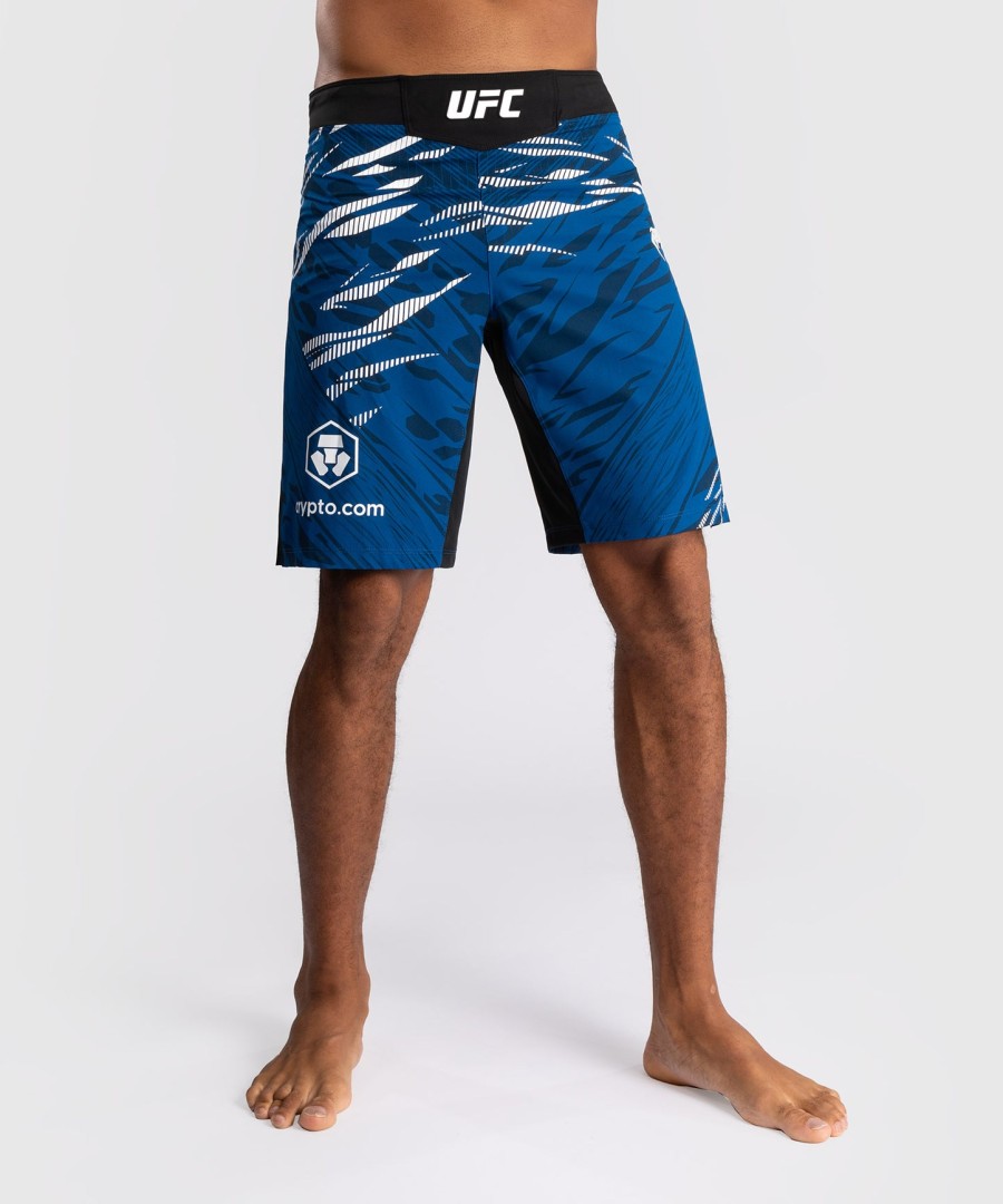 ufc fusion by venum オーセンティック ファイトナイト メンズ ファイトショーツ - ロングフィット - ブルー