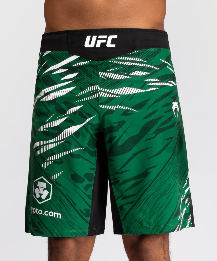 ufc fusion by venum オーセンティック ファイトナイト メンズ ファイトショーツ - ロングフィット - グリーン
