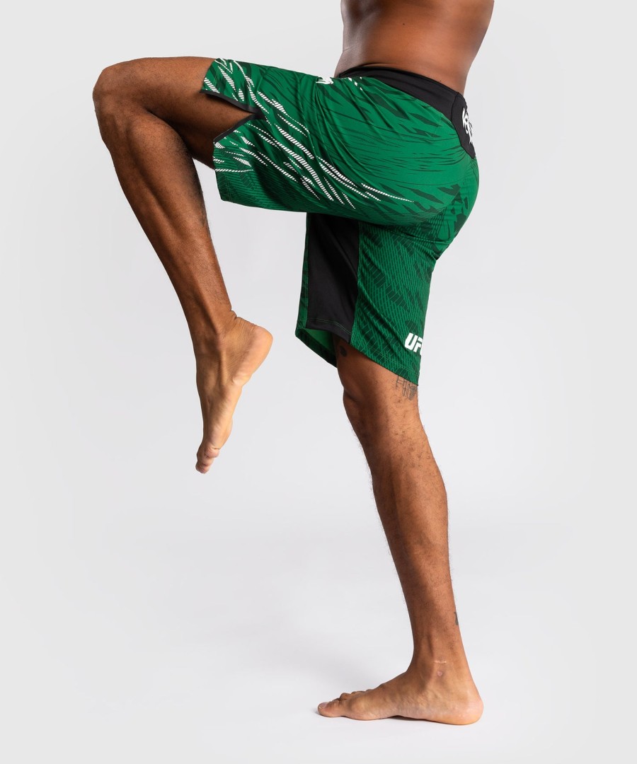ufc fusion by venum オーセンティック ファイトナイト メンズ ファイトショーツ - ロングフィット - グリーン