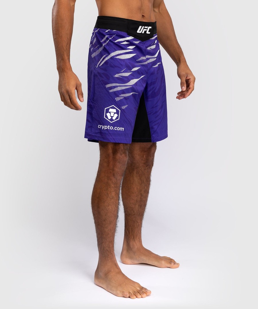ufc fusion by venum オーセンティック ファイトナイト メンズ ファイトショーツ - ロングフィット - パープル