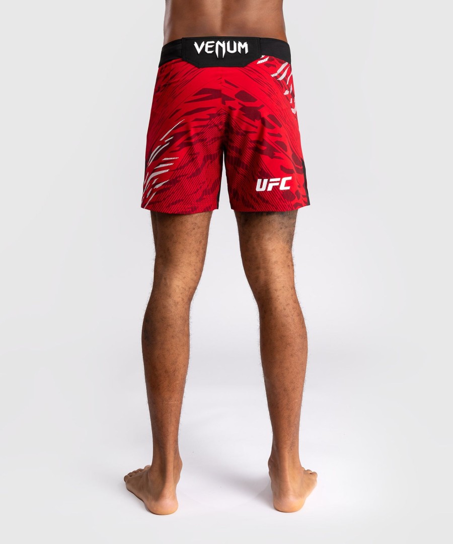 ufc fusion by venum オーセンティック ファイトナイト メンズ ファイトショーツ - ショートフィット - レッド