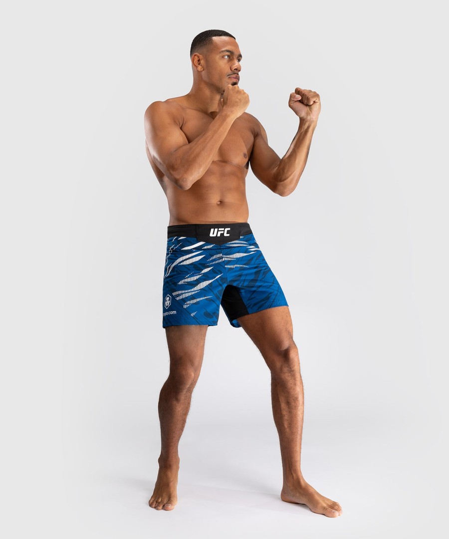 ufc fusion by venum authentic fight night メンズ ファイトショーツ - ショートフィット - ブルー