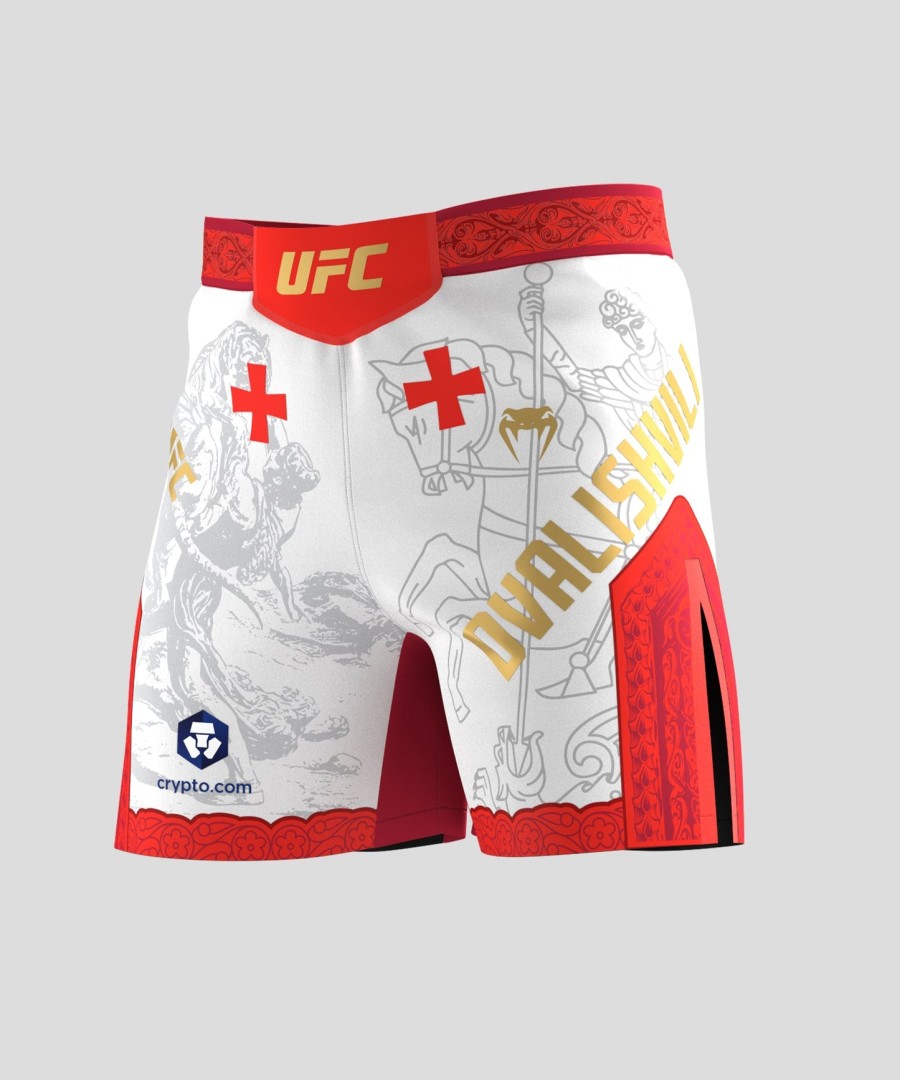 ufc unrivaled by venum ホワイト メラブドヴァリシビリ ショートフィット ファイトショーツ メンズ