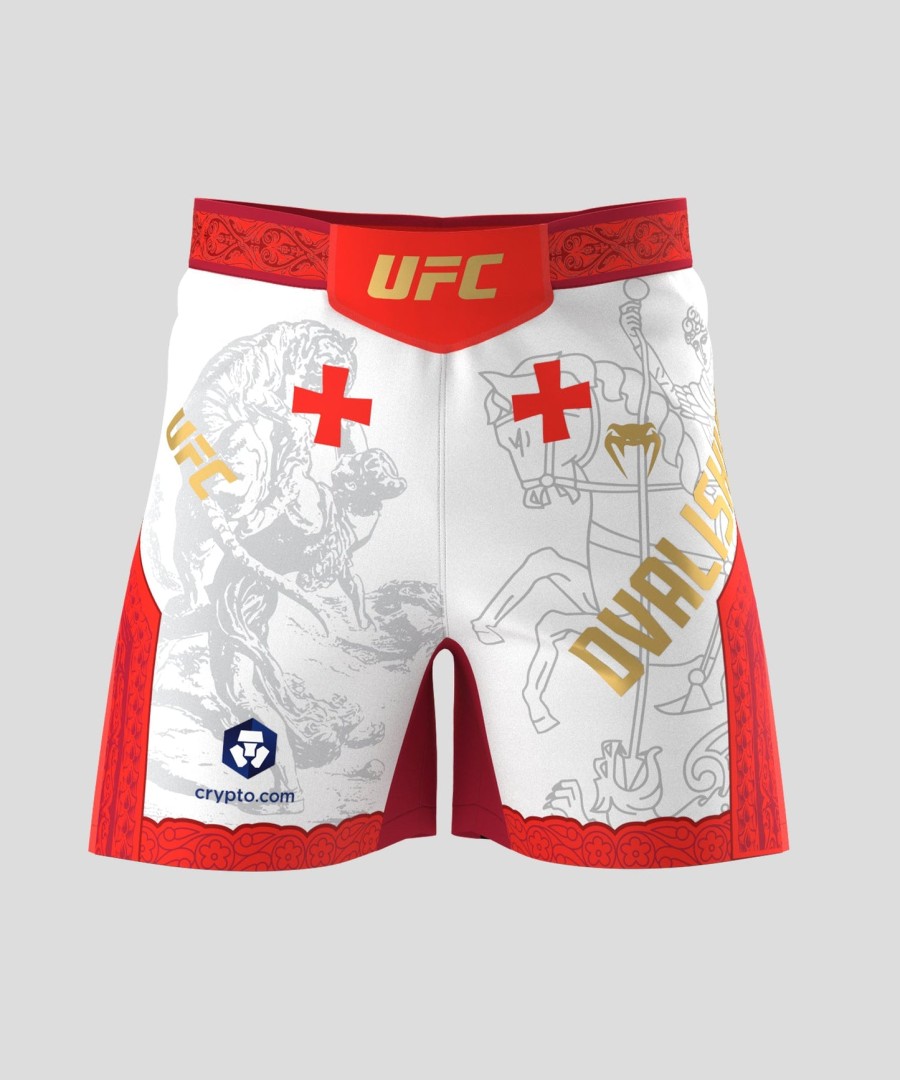 ufc unrivaled by venum ホワイト メラブドヴァリシビリ ショートフィット ファイトショーツ メンズ