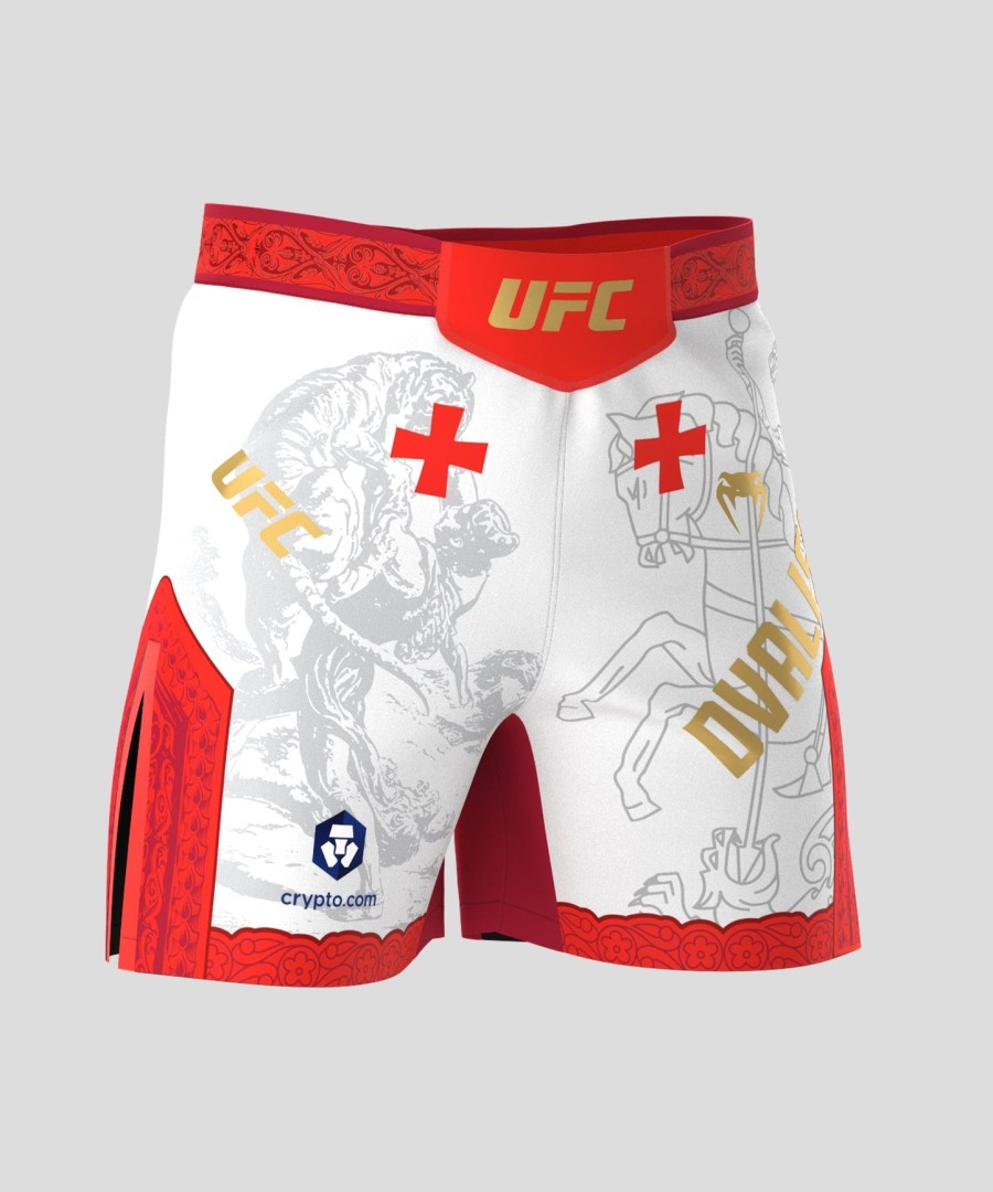 ufc unrivaled by venum ホワイト メラブドヴァリシビリ ショートフィット ファイトショーツ メンズ