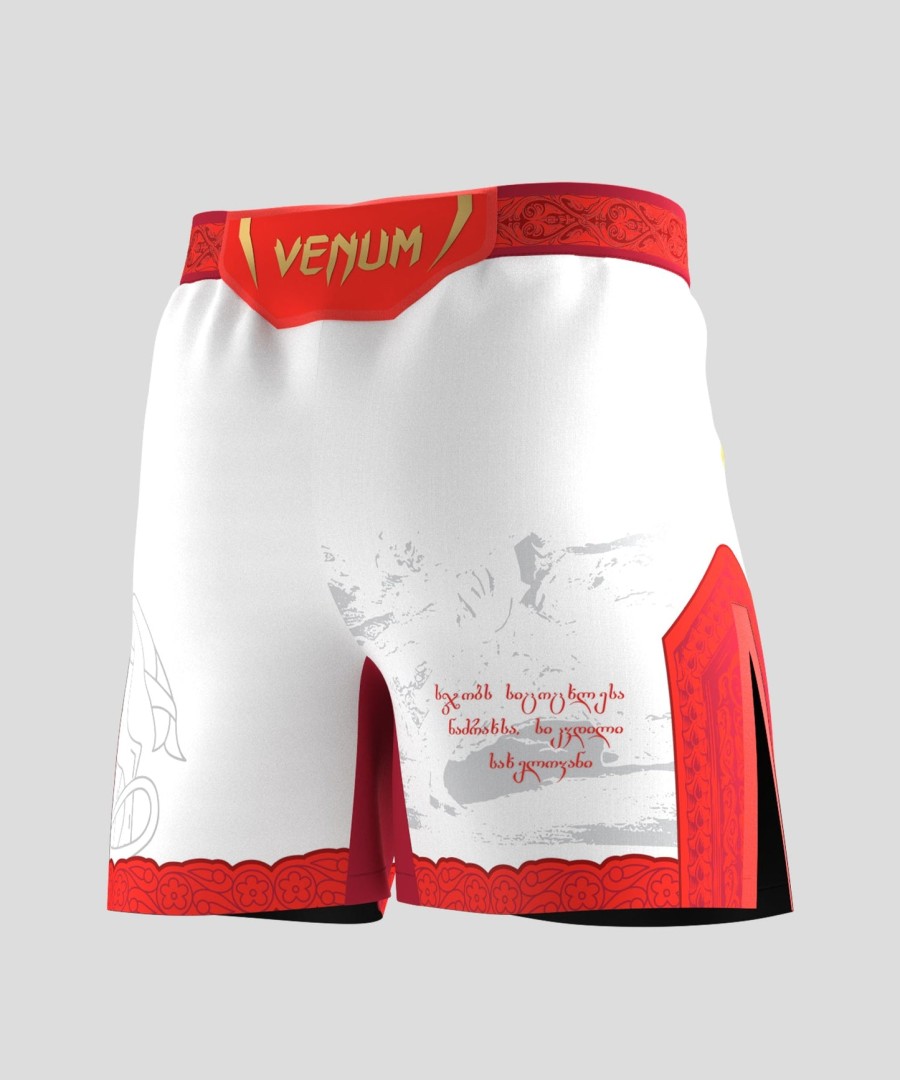 ufc unrivaled by venum ホワイト メラブドヴァリシビリ ショートフィット ファイトショーツ メンズ