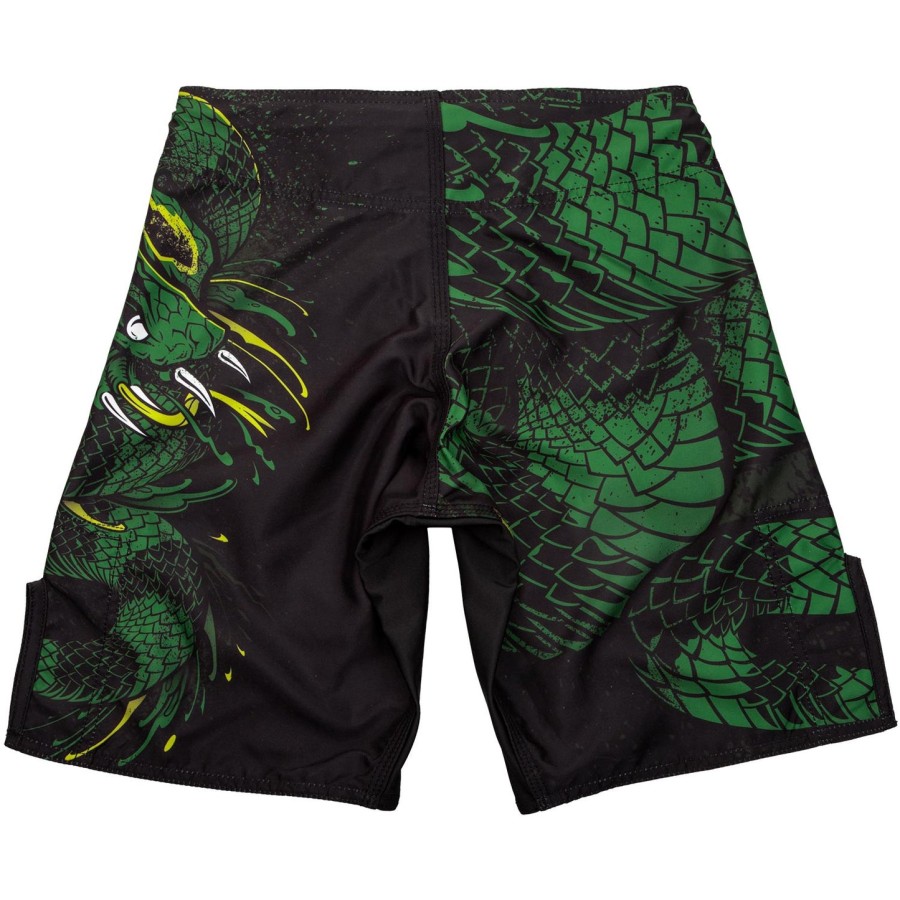 venum green viper キッズ ファイトショーツ - ブラックグリーン
