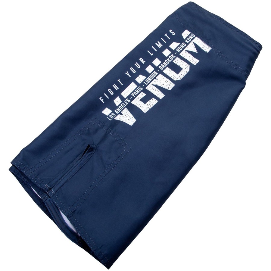 venum signature キッズ ファイトショーツ - ネイビーブルー