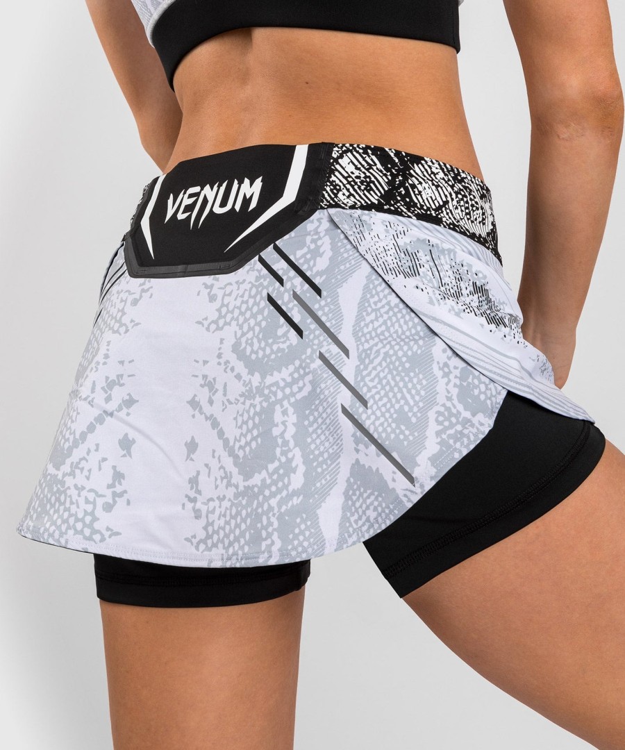 ufc adrenaline by venum オーセンティック ファイトナイト レディース スコート - ホワイト