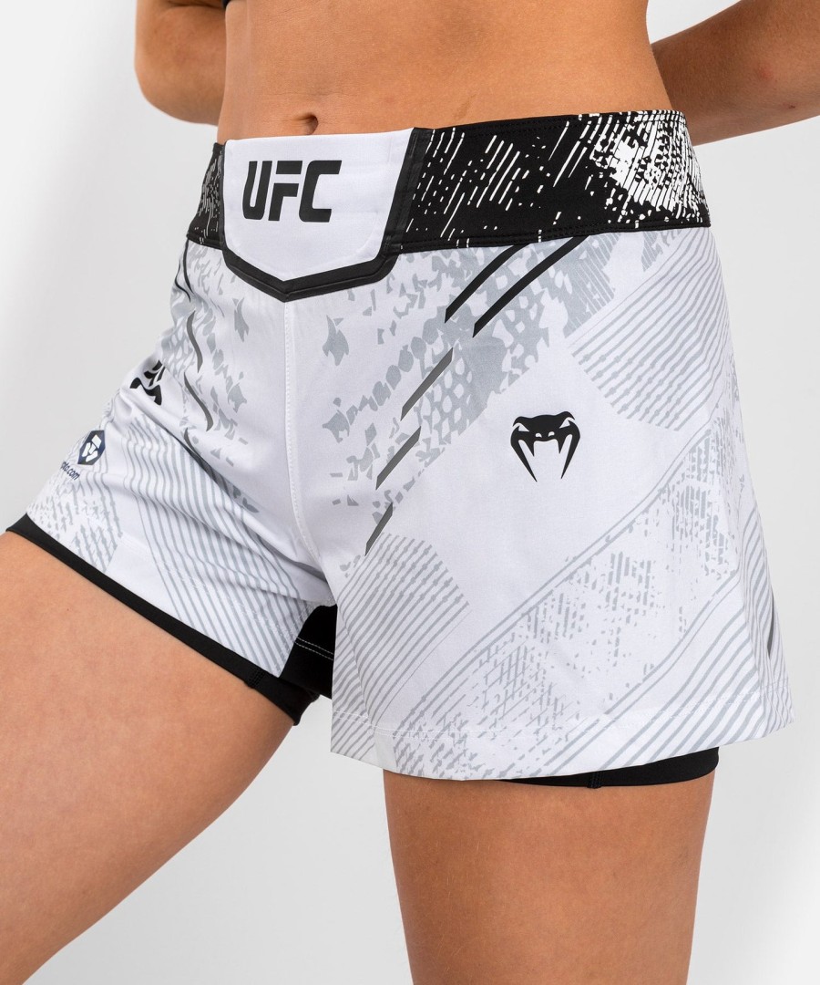 ufc adrenaline by venum オーセンティック ファイトナイト ウィメンズ ファイトショーツ - ホワイト