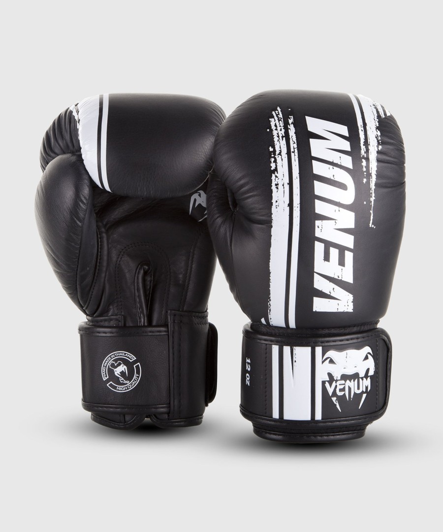 venum bangkok spirit ボクシンググローブ - ナッパレザー - ブラック