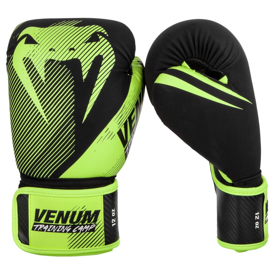 venum トレーニングキャンプ 2.0 ボクシンググローブ - ブラックネオイエロー