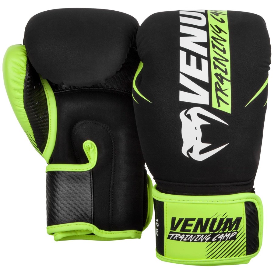 venum トレーニングキャンプ 2.0 ボクシンググローブ - ブラックネオイエロー
