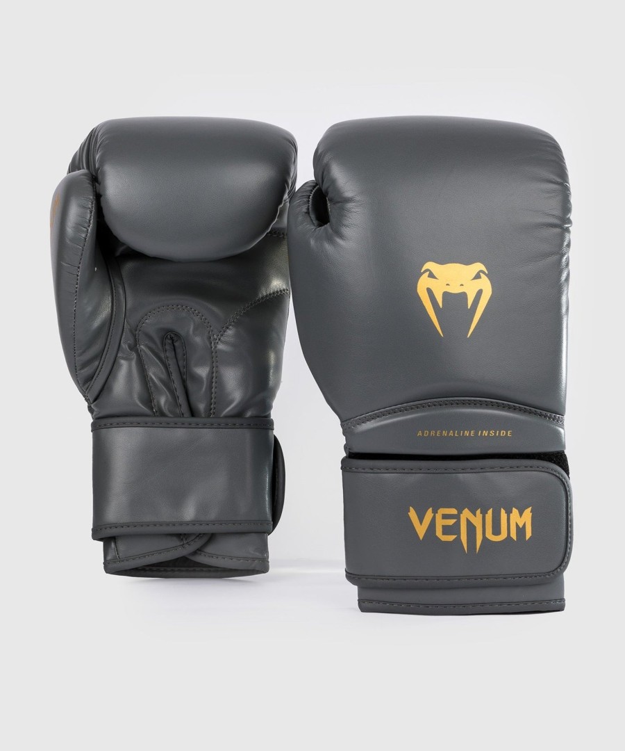 venum contender 1.5 ボクシンググローブ - グレーゴールド