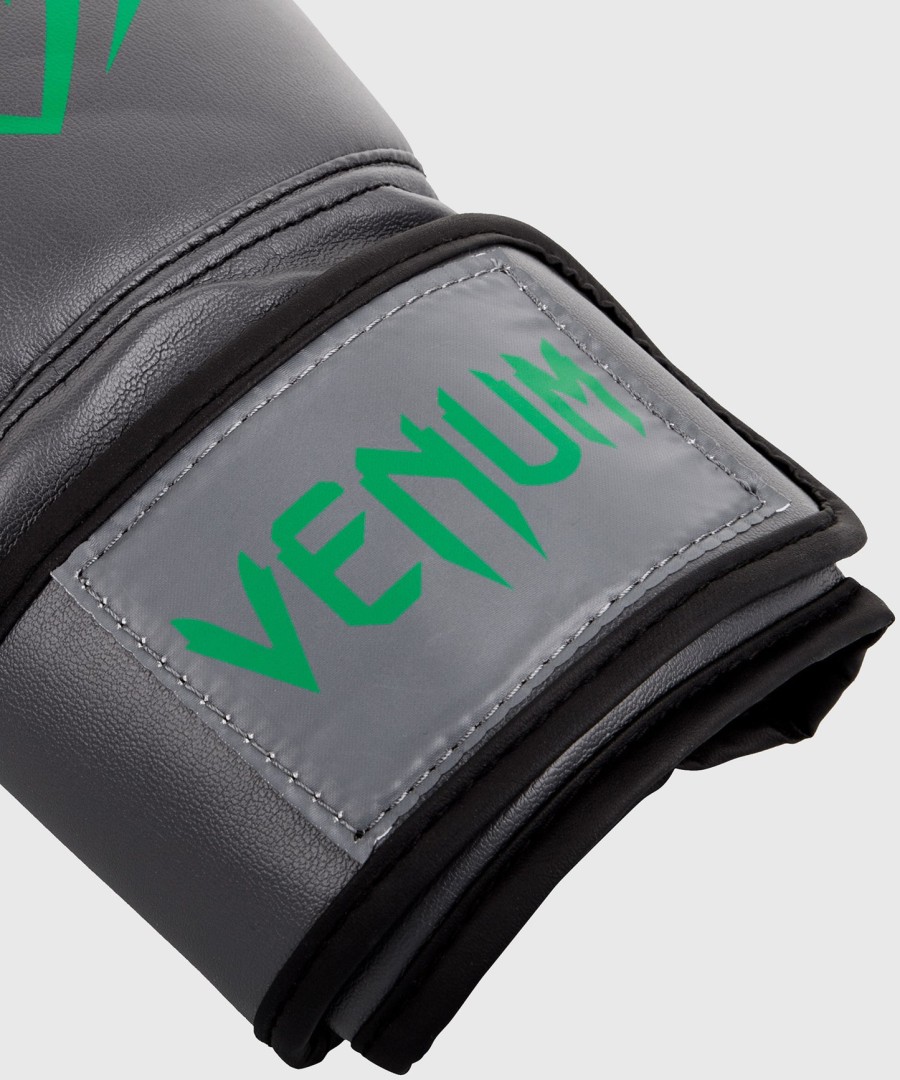 venum contender ボクシンググローブ - グレーグリーンブラック