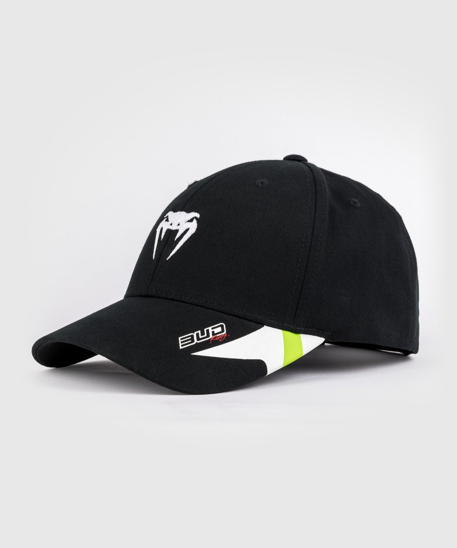 venum x bud racing キャップ - ブラックホワイトライムグリーン