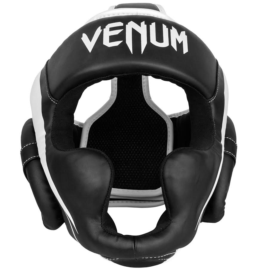 venum elite ヘッドギア - ブラックホワイト