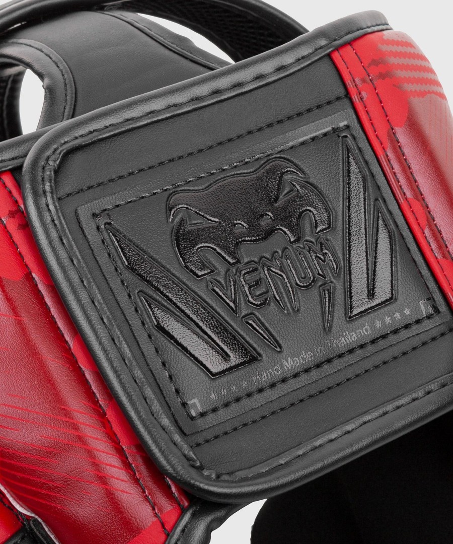 venum elite ボクシング ヘッドギア - レッド カモ