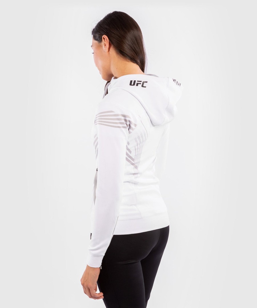 ufc venum オーセンティック ファイトナイト ウィメンズ ウォークアウト パーカー - ホワイト