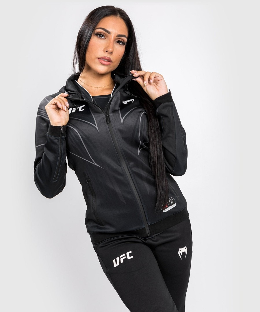 ufc venum オーセンティック ファイトナイト 2.0 レディース ウォークアウト パーカー - ブラック