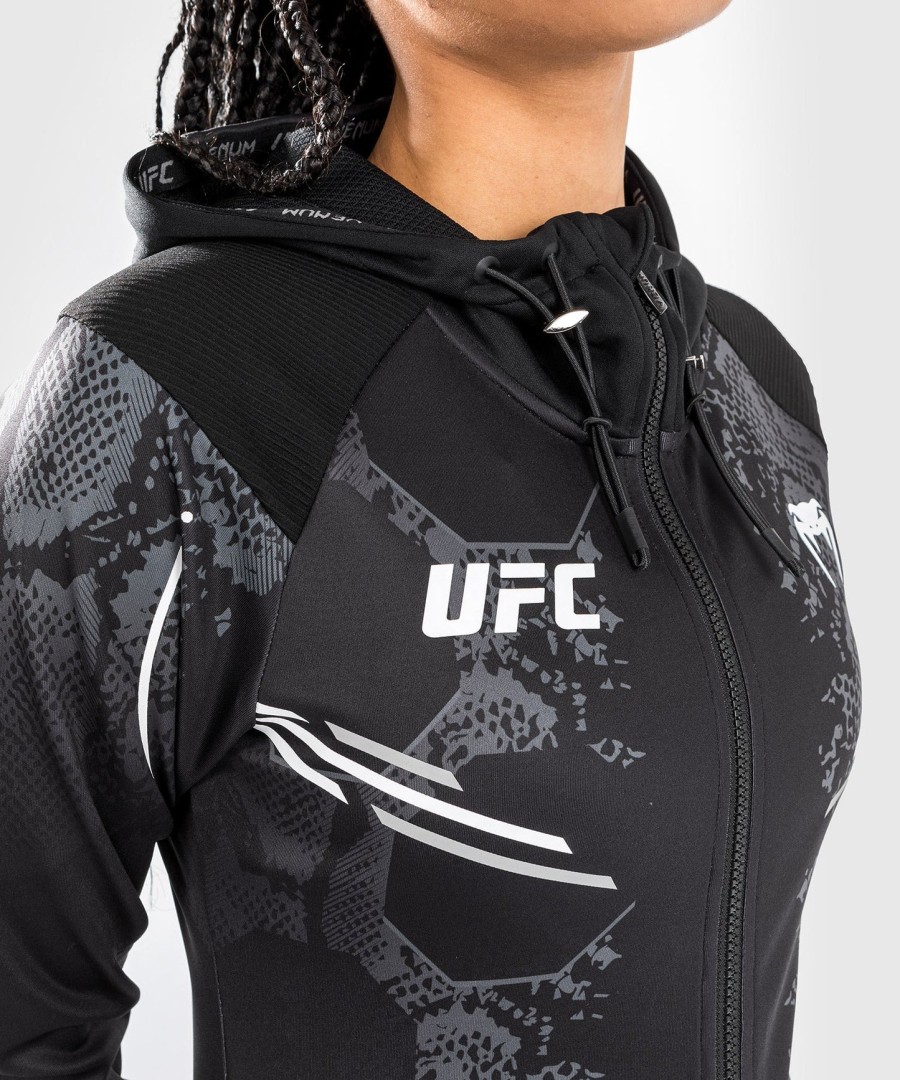 ufc adrenaline by venum オーセンティック ファイトナイト ウィメンズ ウォークアウト パーカー - ブラック