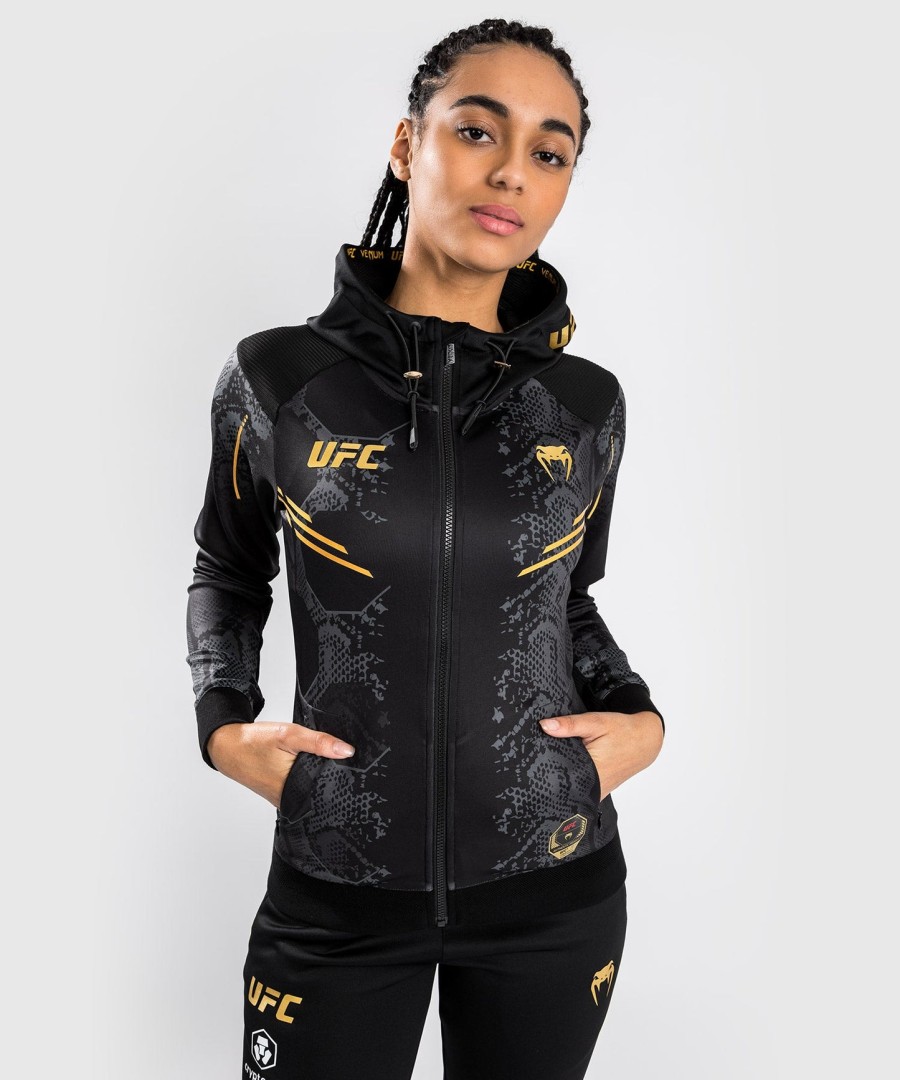 ufc adrenaline by venum オーセンティック ファイトナイト レディース ウォークアウト パーカー - champion