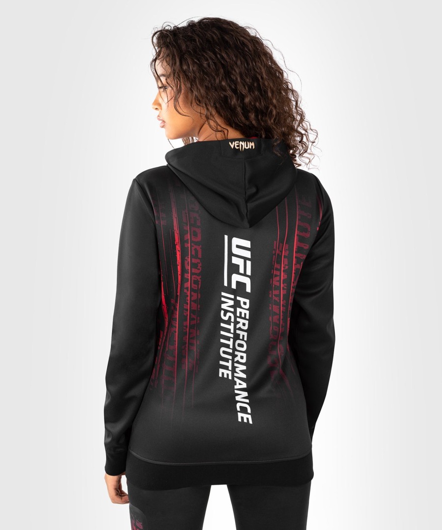 ufc venum performance institute 2.0 ウィメンズ ジップ パーカー - ブラックレッド