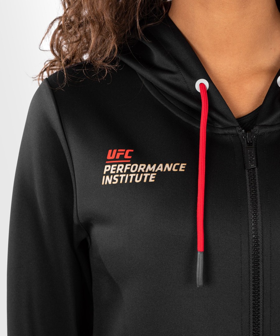 ufc venum performance institute 2.0 ウィメンズ ジップ パーカー - ブラックレッド