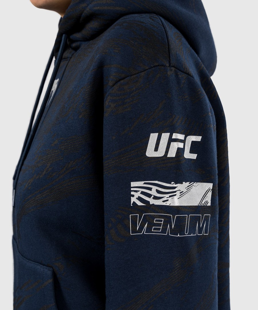 ufc fusion by venum ファイトウィーク ウィメンズ プルオーバー パーカー - オーシャンブルー