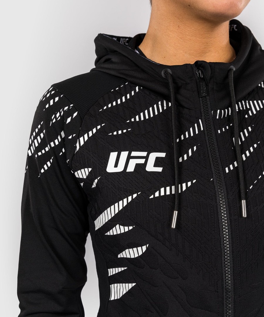 ufc fusion by venum オーセンティック ファイトナイト レディース ウォークアウト パーカー - ブラック