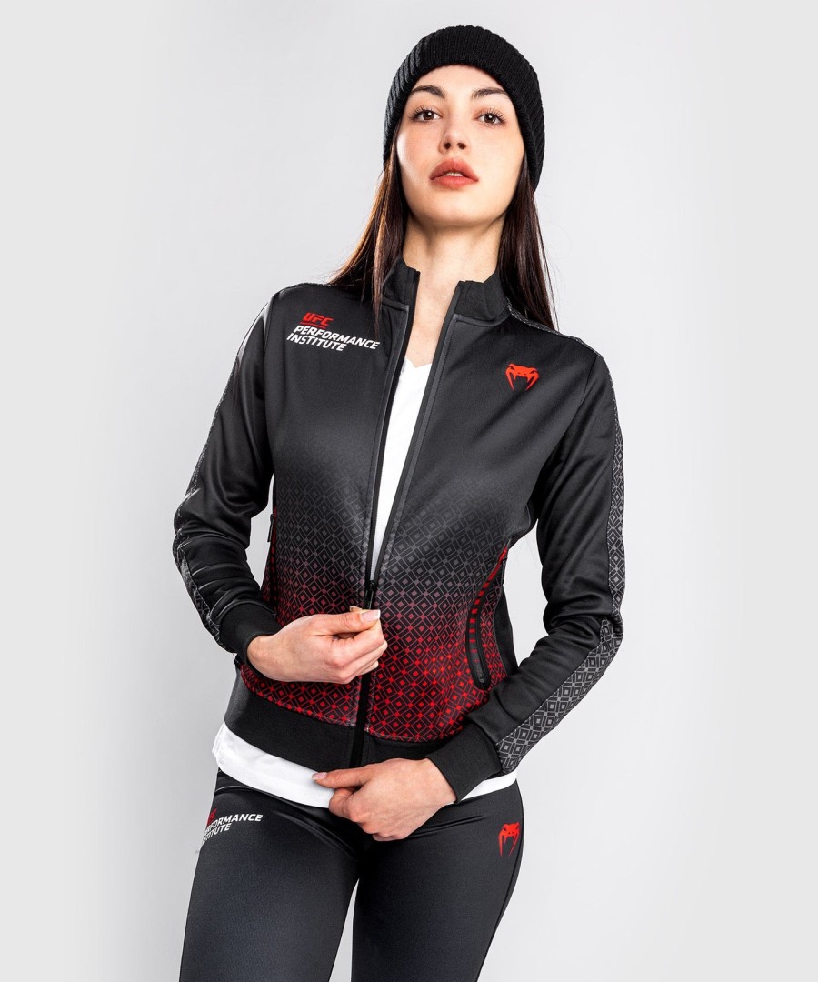 ufc venum performance institute トラックジャケット - レディース - ブラックレッド