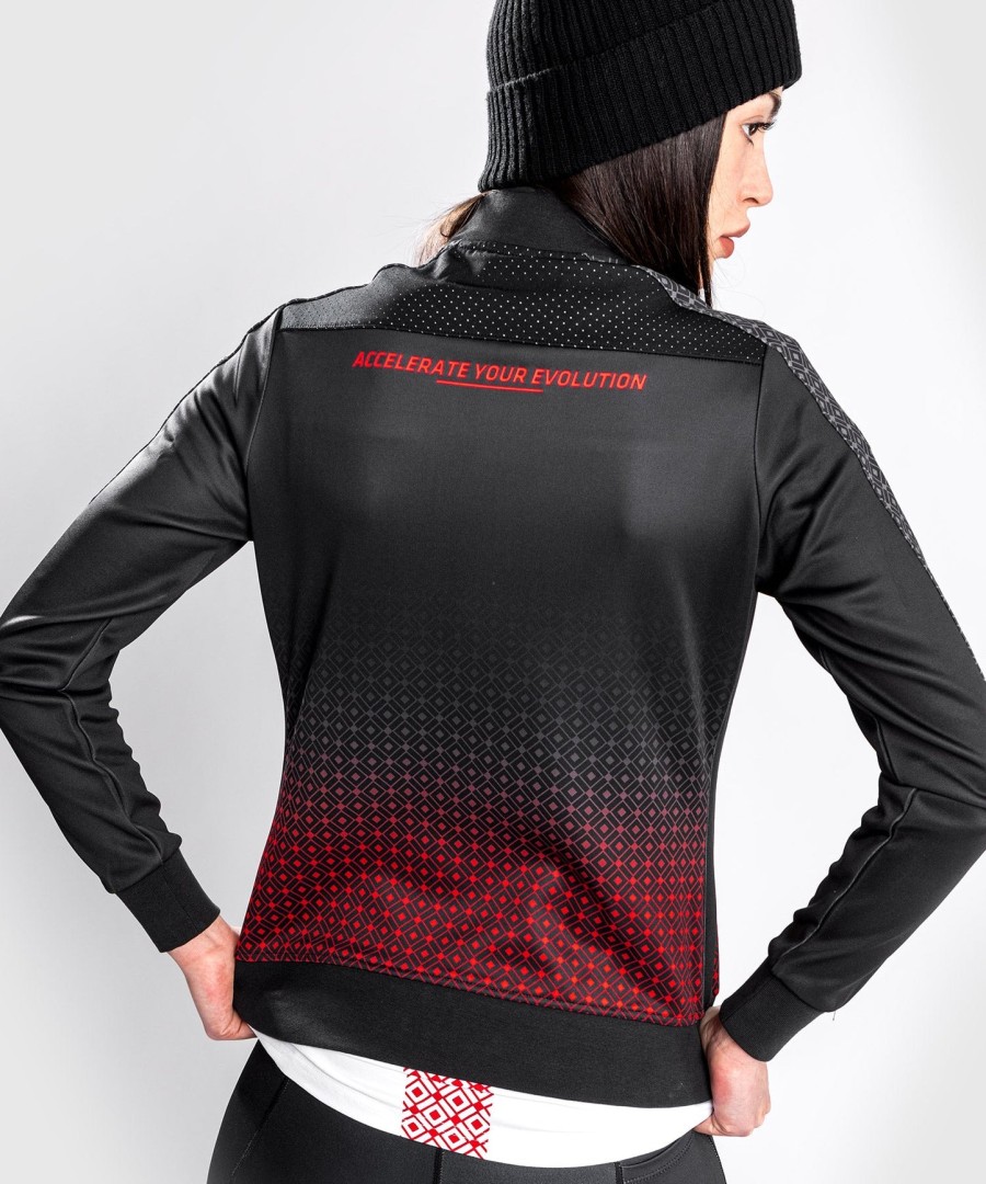 ufc venum performance institute トラックジャケット - レディース - ブラックレッド